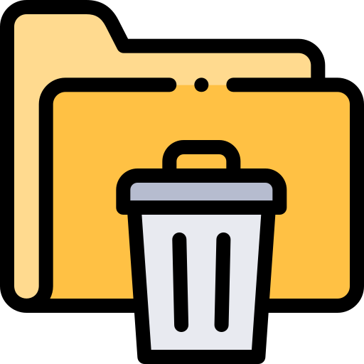 Recycle bin Detailed Rounded Lineal color icon