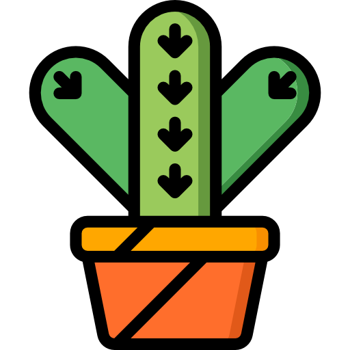 kaktus Basic Miscellany Lineal Color ikona