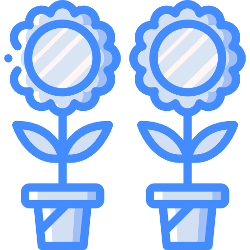fleurs Basic Miscellany Blue Icône