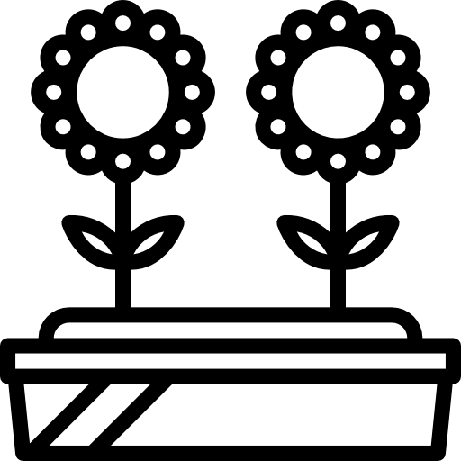 maceta Basic Miscellany Lineal icono