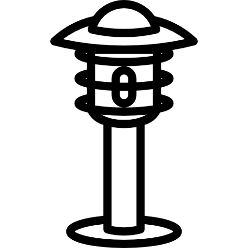 poste de luz Basic Miscellany Lineal icono