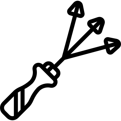 tenedor Basic Miscellany Lineal icono