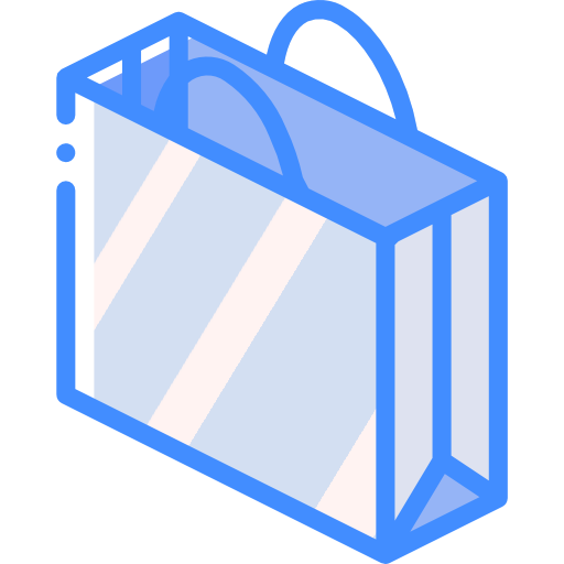 einkaufstasche Basic Miscellany Blue icon