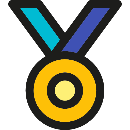 Medal Soodabeh Ami Lineal Color icon