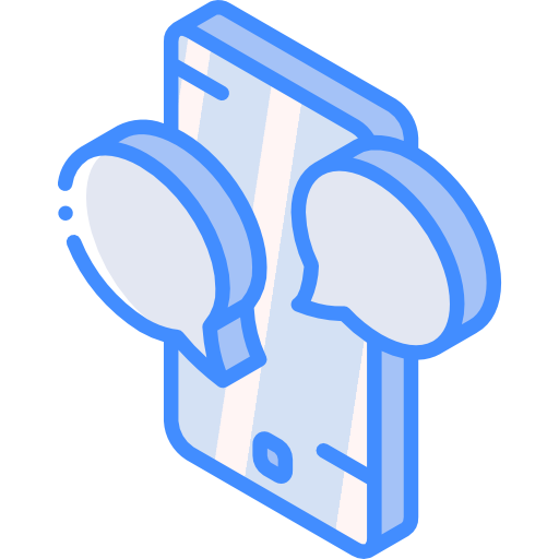 Smartphone Basic Miscellany Blue icon