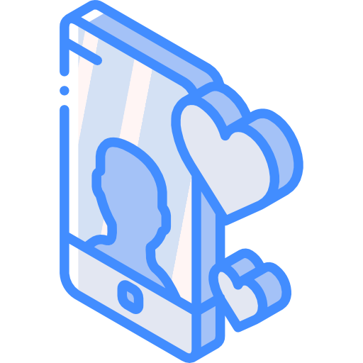 smartphone Basic Miscellany Blue icon