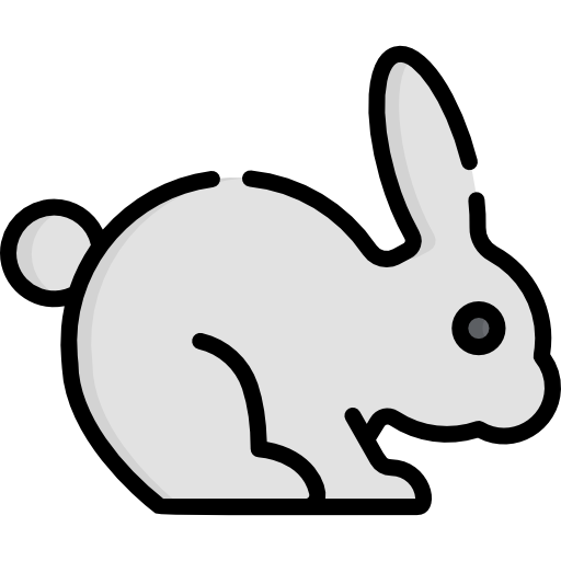 conejo Special Lineal color icono