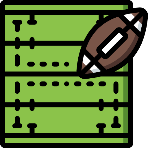 rugbyfeld Basic Miscellany Lineal Color icon