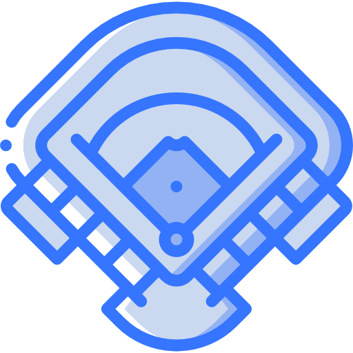 campo da baseball Basic Miscellany Blue icona
