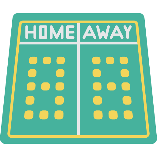 Scoreboard Basic Miscellany Flat icon