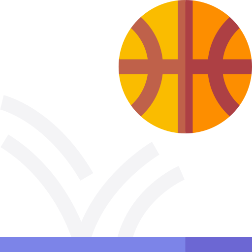 バスケットボール Basic Straight Flat icon