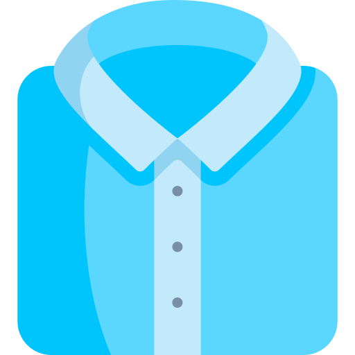 camisa Kawaii Flat icono