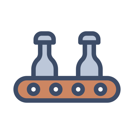 Conveyor belt Vector Stall Lineal Color icon