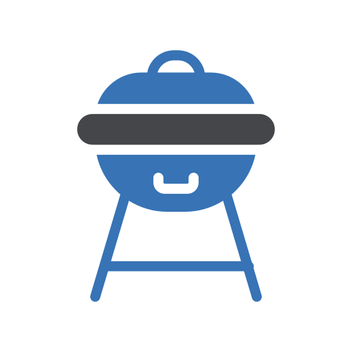 Grilled meat Generic Blue icon