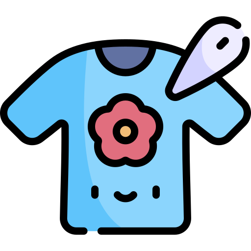 camicia Kawaii Lineal color icona