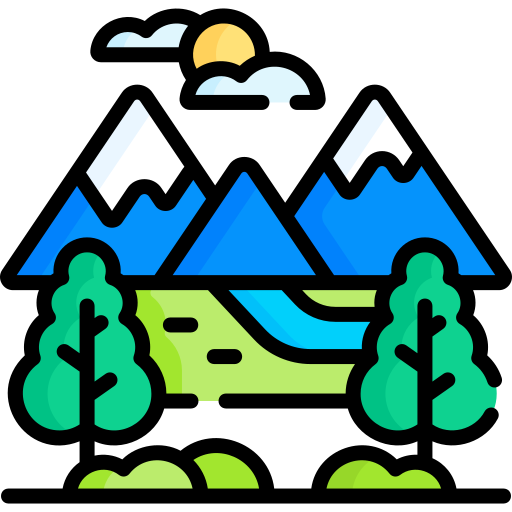 montagnes Special Lineal color Icône
