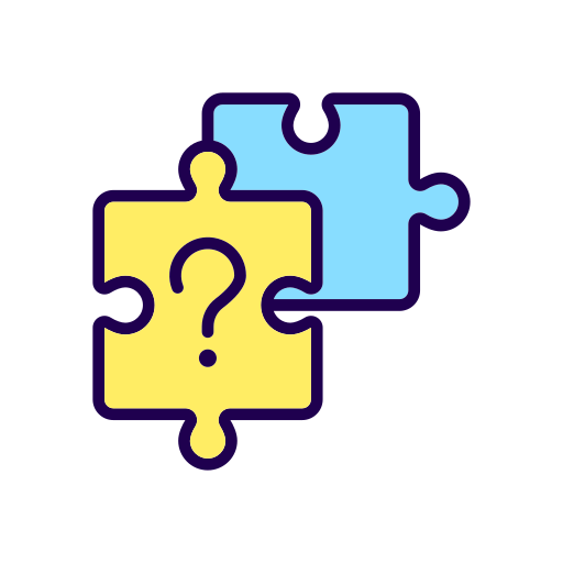 puzzle Generic Thin Outline Color icon