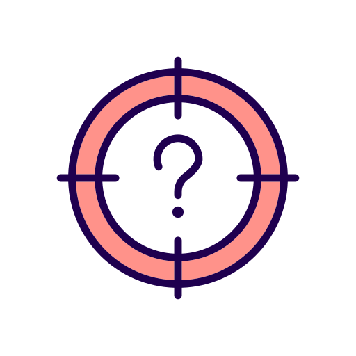 Question Generic Thin Outline Color icon