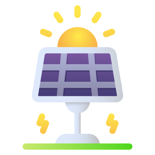 energia solar Generic Flat Gradient Ícone