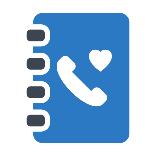libreta de contactos Generic Blue icono