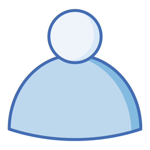Account Generic Blue icon