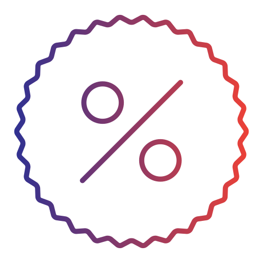 korting Generic Gradient icoon