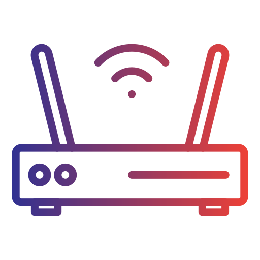 wi-fi роутер Generic Gradient иконка