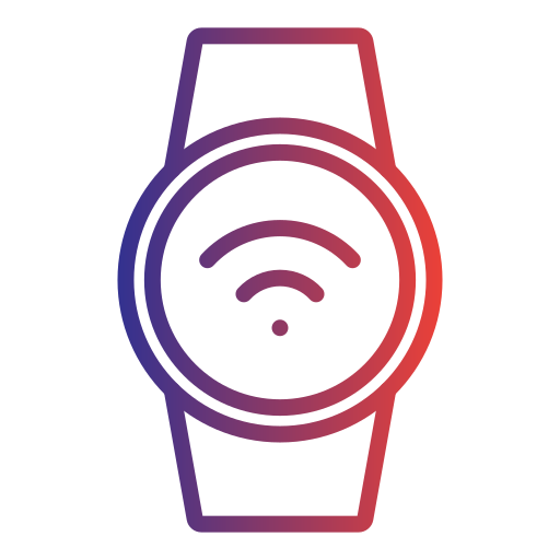 slimme horloge Generic Gradient icoon