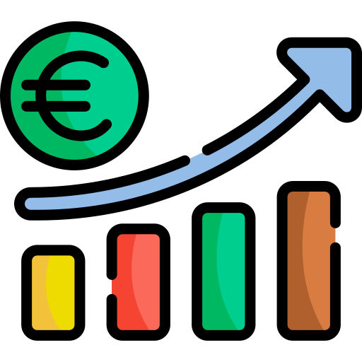 inflación Kawaii Lineal color icono
