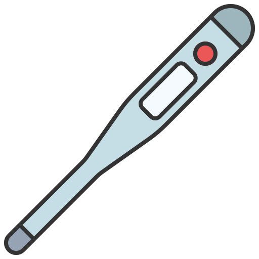 thermometer Generic Thin Outline Color icon