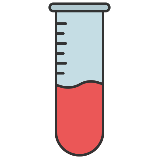 Test tube Generic Thin Outline Color icon