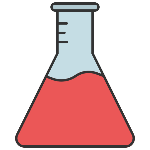 erlenmeyer Generic Thin Outline Color Ícone