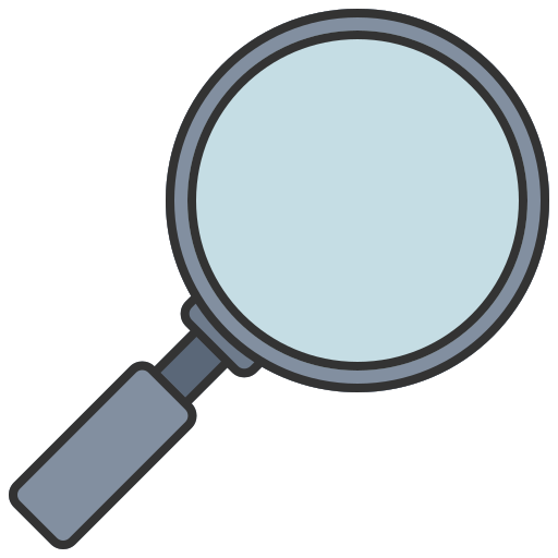Magnifying glass Generic Thin Outline Color icon