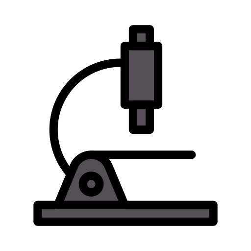 microscopio Vector Stall Lineal Color icono