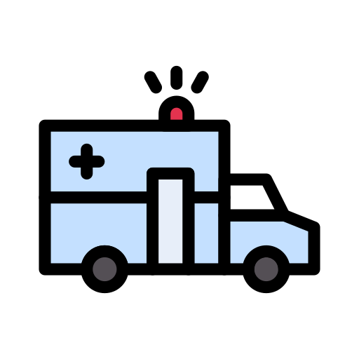 krankenwagen Vector Stall Lineal Color icon