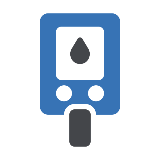 Sugar blood level Generic Blue icon