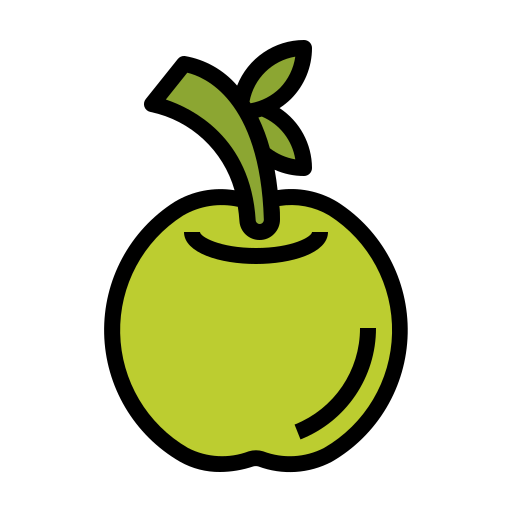 manzana Generic Outline Color icono