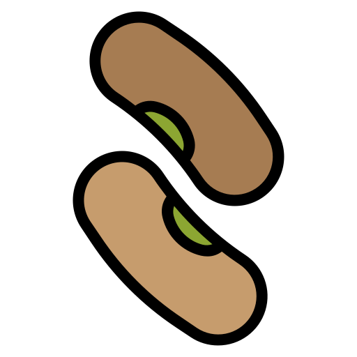 Bean Generic Outline Color icon