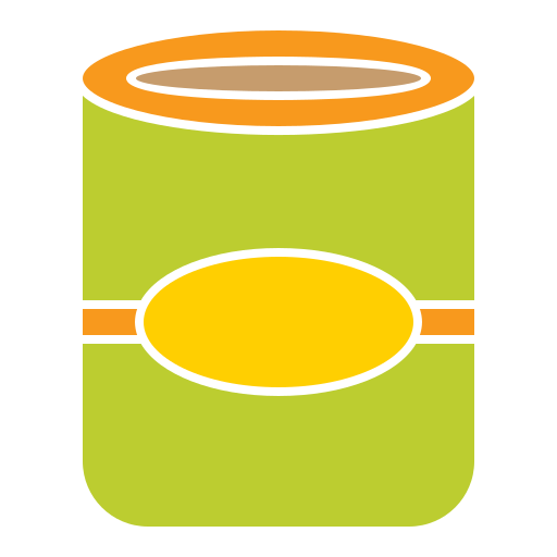缶詰食品 Generic Flat icon
