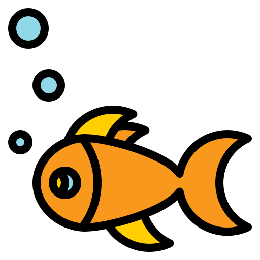 생선 Generic Outline Color icon