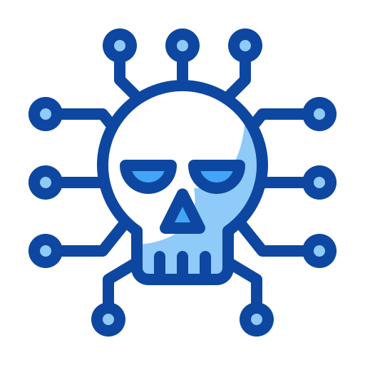 malware Generic Blue Ícone