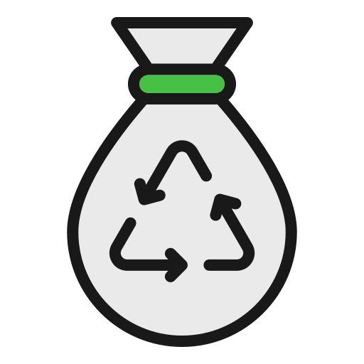 リサイクルバッグ Generic Outline Color icon