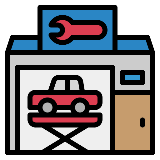 자동차 서비스 Generic Outline Color icon