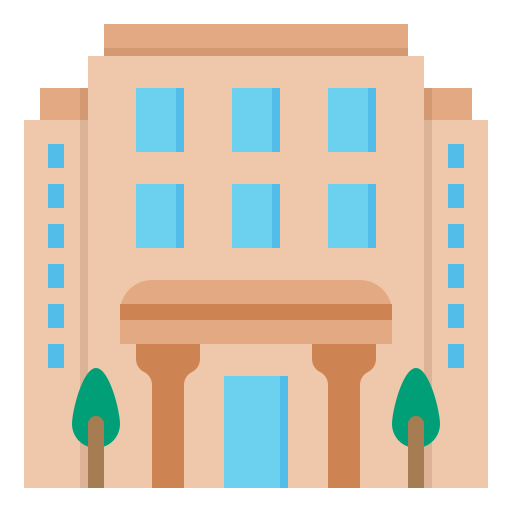 Hotel Generic Flat icon