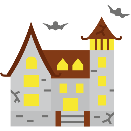 Haunted house Generic Flat icon