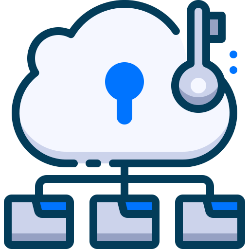 dossier cloud Generic Blue Icône