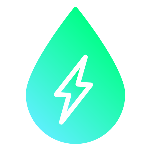 水エネルギー Generic Flat Gradient icon