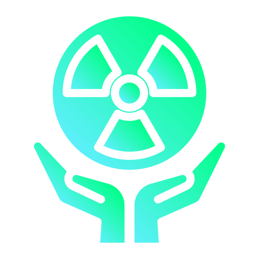 energia nuklearna Generic Flat Gradient ikona