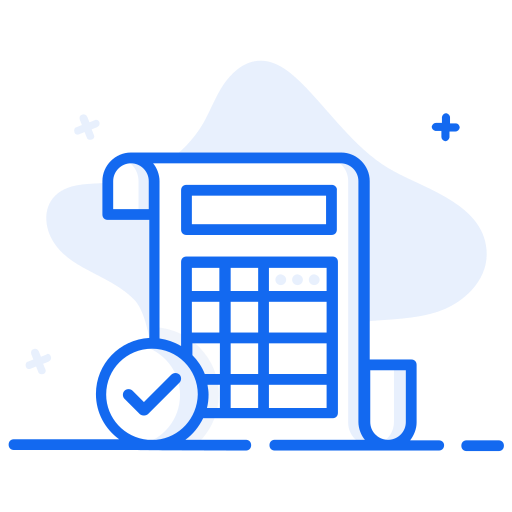 Table of content Generic Blue icon