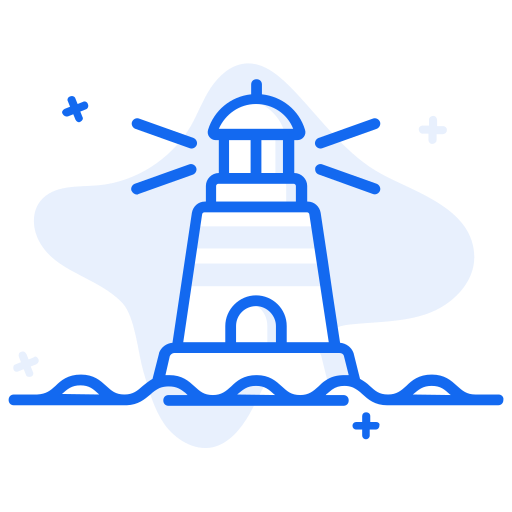 Lighthouse Generic Blue icon